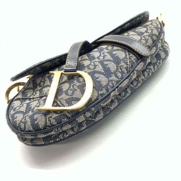 Dior Book Tote Bag Management Beige Navy - Picture 5 of 10